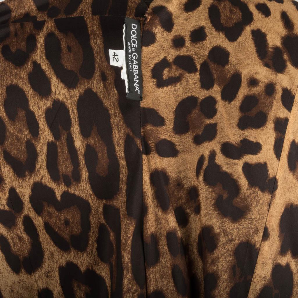Dolce&Gabbana Dress Sheath Bold Rear Zipper Sleek 42 / 6 to 8 For Sale 1