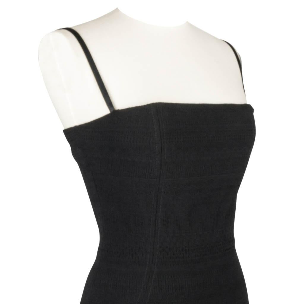 Black Dolce&Gabbana Dress Signature Style Beautiful Fabric 44 / 8  For Sale