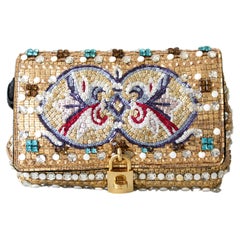 Dolce&Gabbana Fall/Winter 2013 Byzantine Mosaic Embellished Gold Multicolor Bag