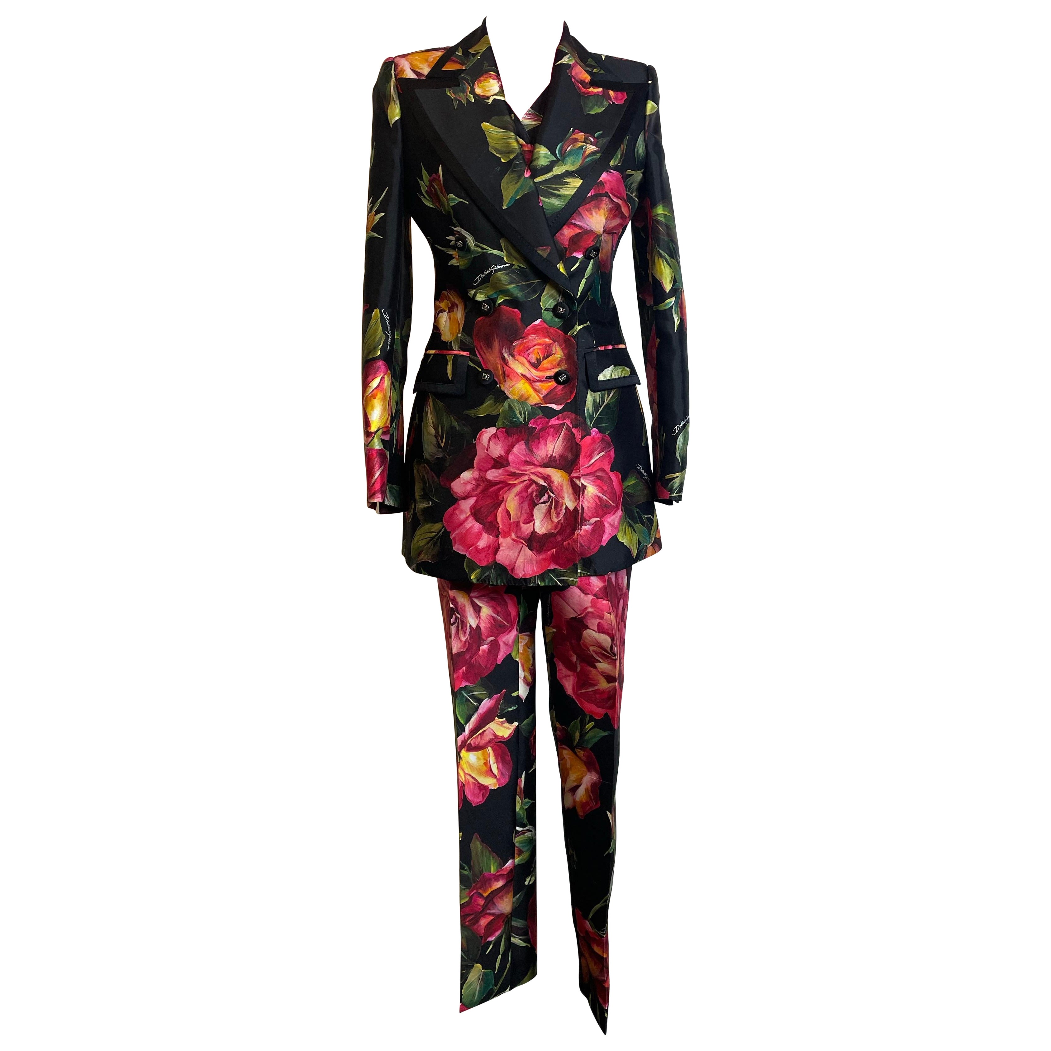 Costume à fleurs Dolce 
Gabbana en vente