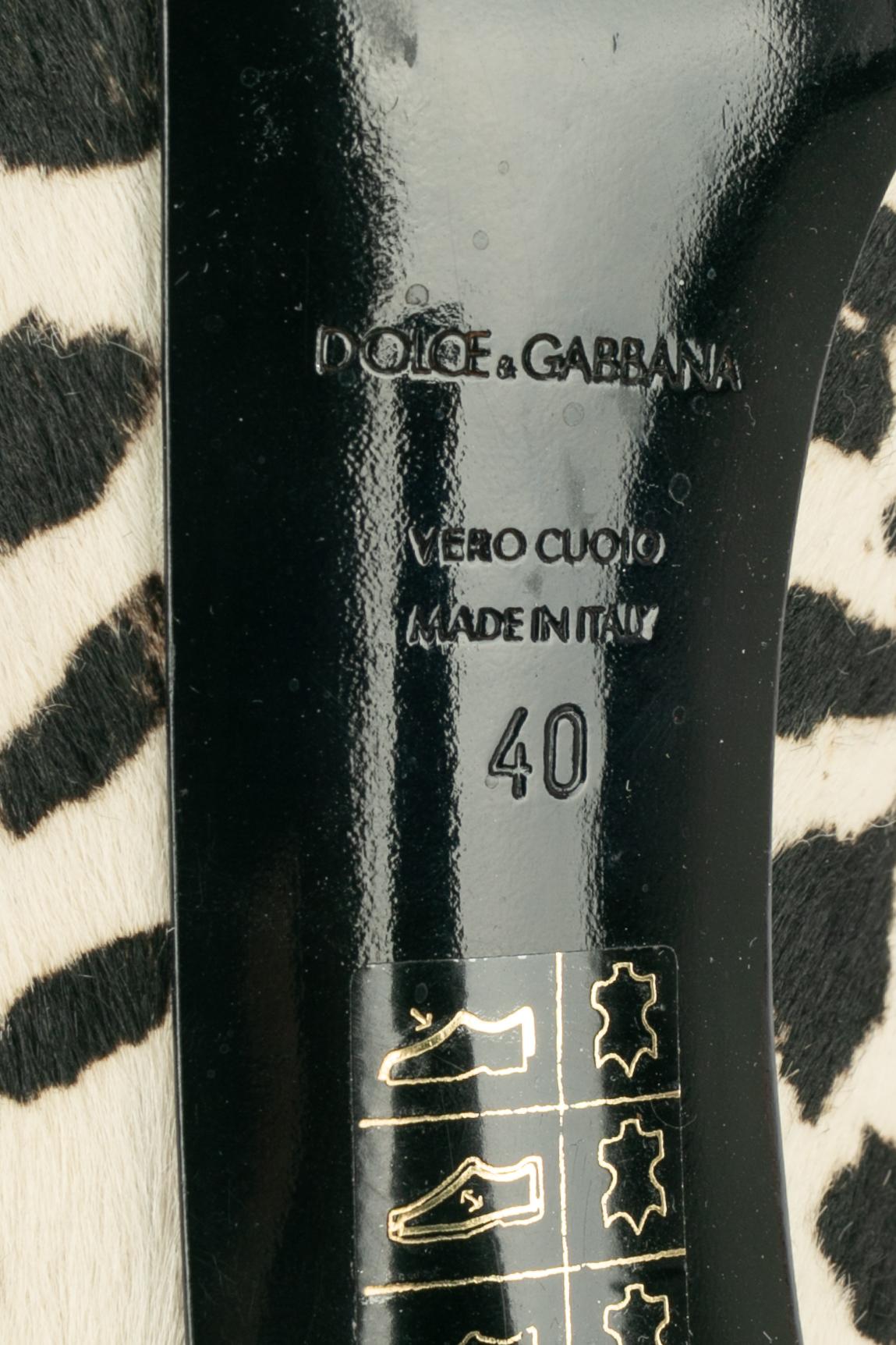 Dolce&Gabbana fur stilettoes For Sale 7