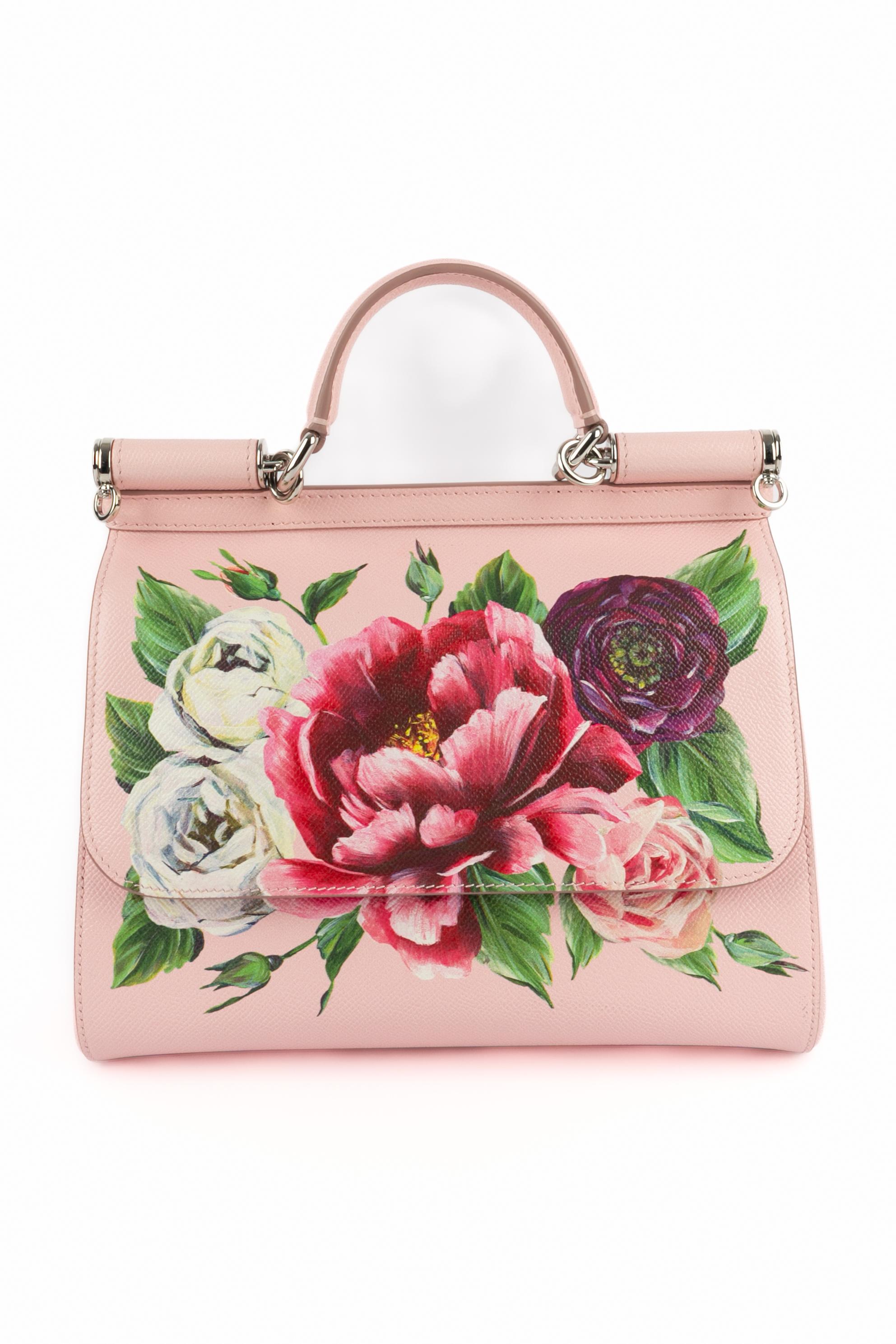 Beige Dolce & Gabbana sac à main Sicile en vente