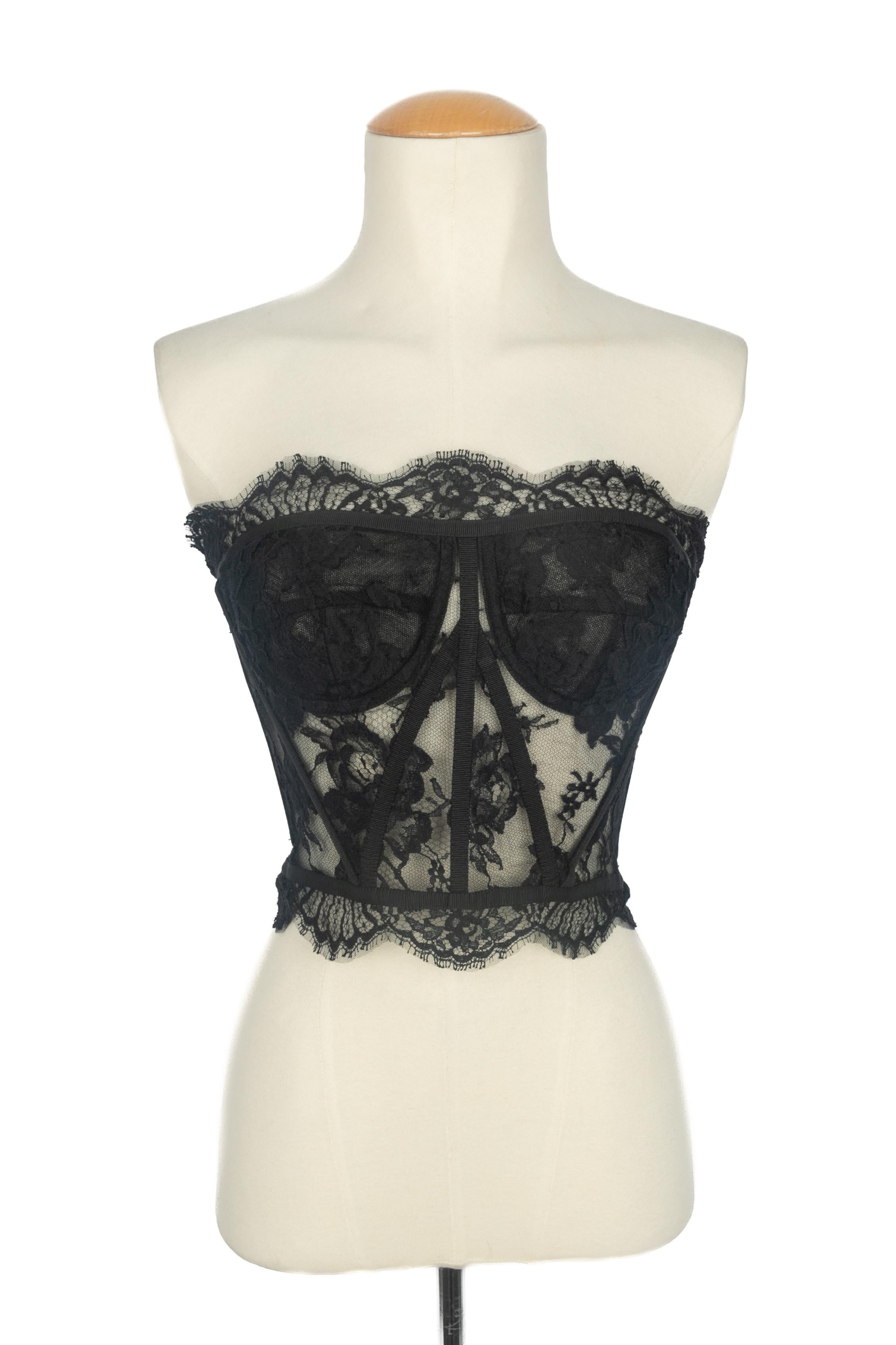 Dolce&Gabbana lace bustier top