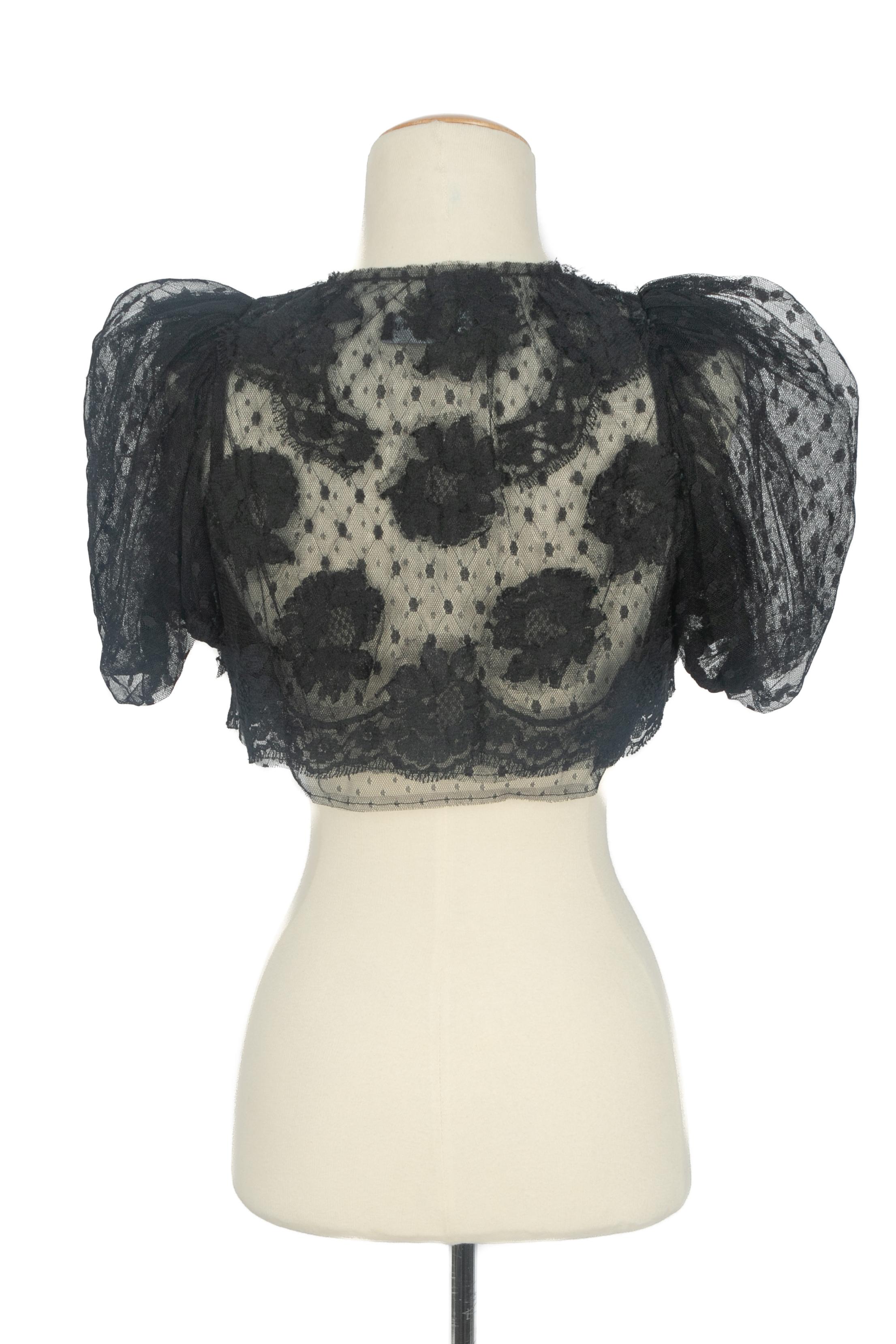 Top in pizzo Dolce & Gabbana in vendita 1