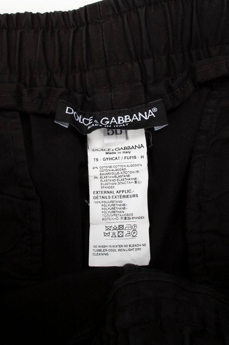 Dolce&Gabbana Mainline Adjustable Waist Men Sweatpants Size 50 S203 For Sale 1