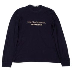 Dolce&Gabbana Mainline Sweatshirt Monsieur Men Top Size 54IT(L) S146