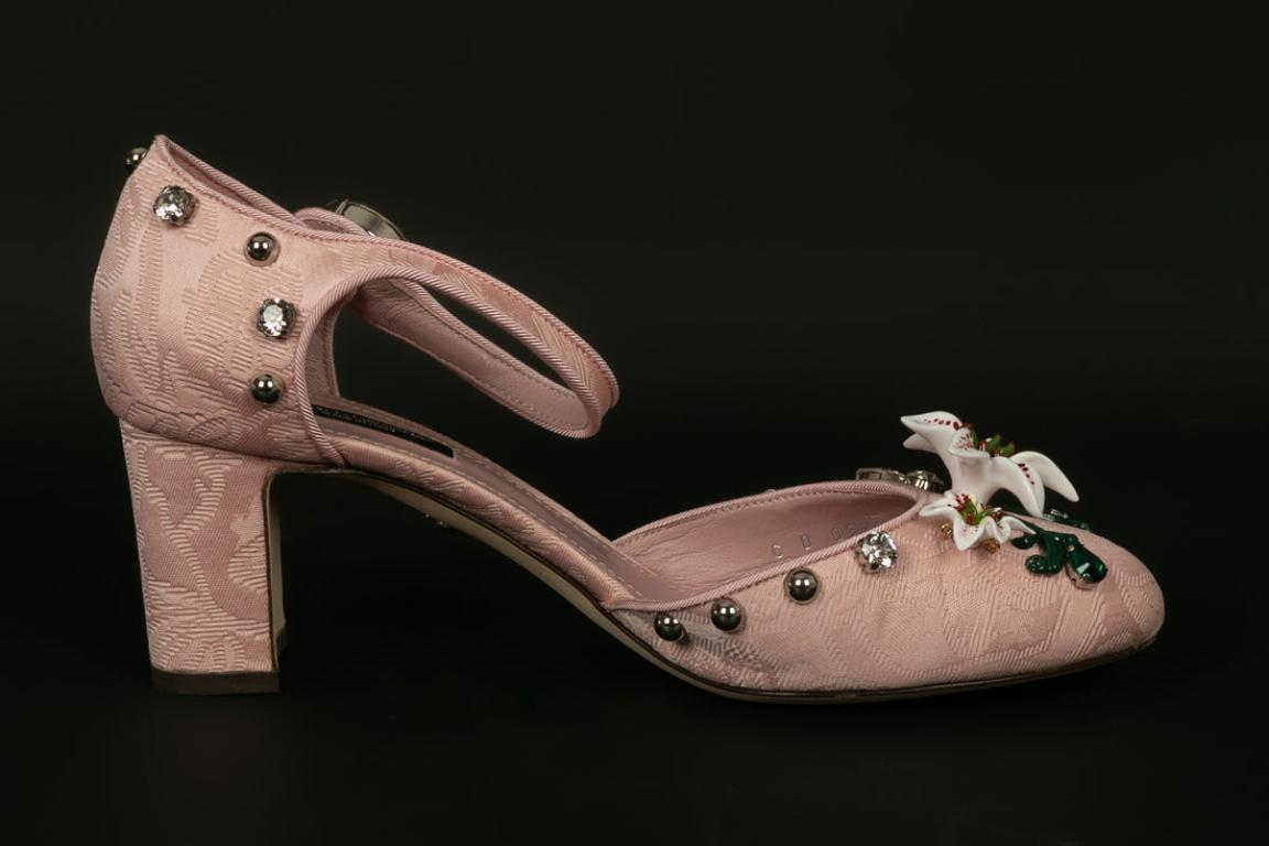 Dolce&Gabbana Rosa Schuhe / Pumps im Zustand „Gut“ im Angebot in SAINT-OUEN-SUR-SEINE, FR
