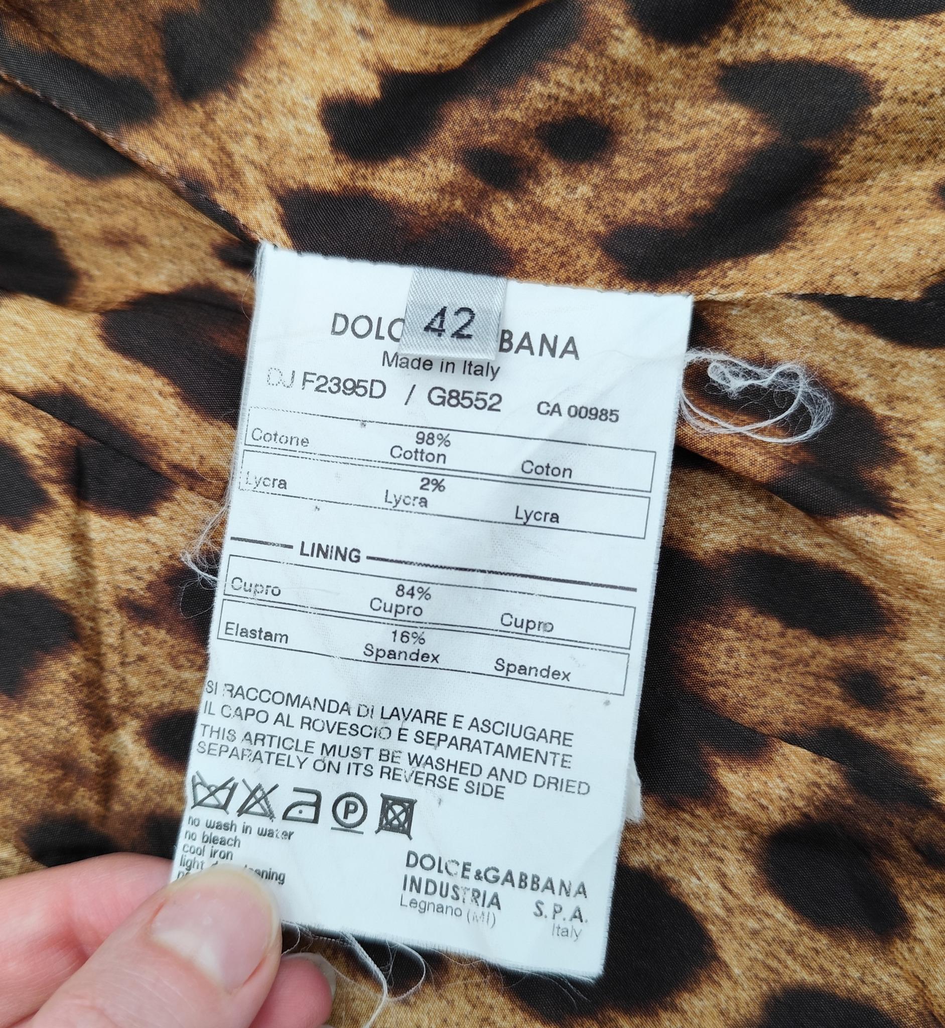 Dolce&Gabbana pointed sleeves denim jacket For Sale 6