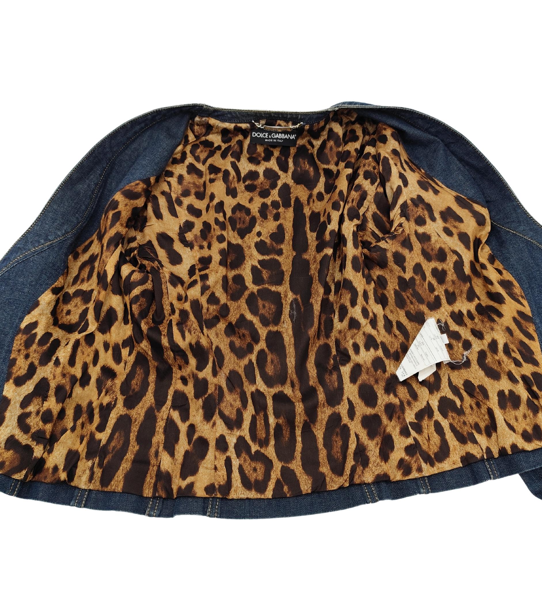 Dolce&Gabbana pointed sleeves denim jacket For Sale 2