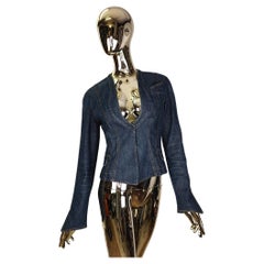 Dolce&Gabbana pointed sleeves denim jacket