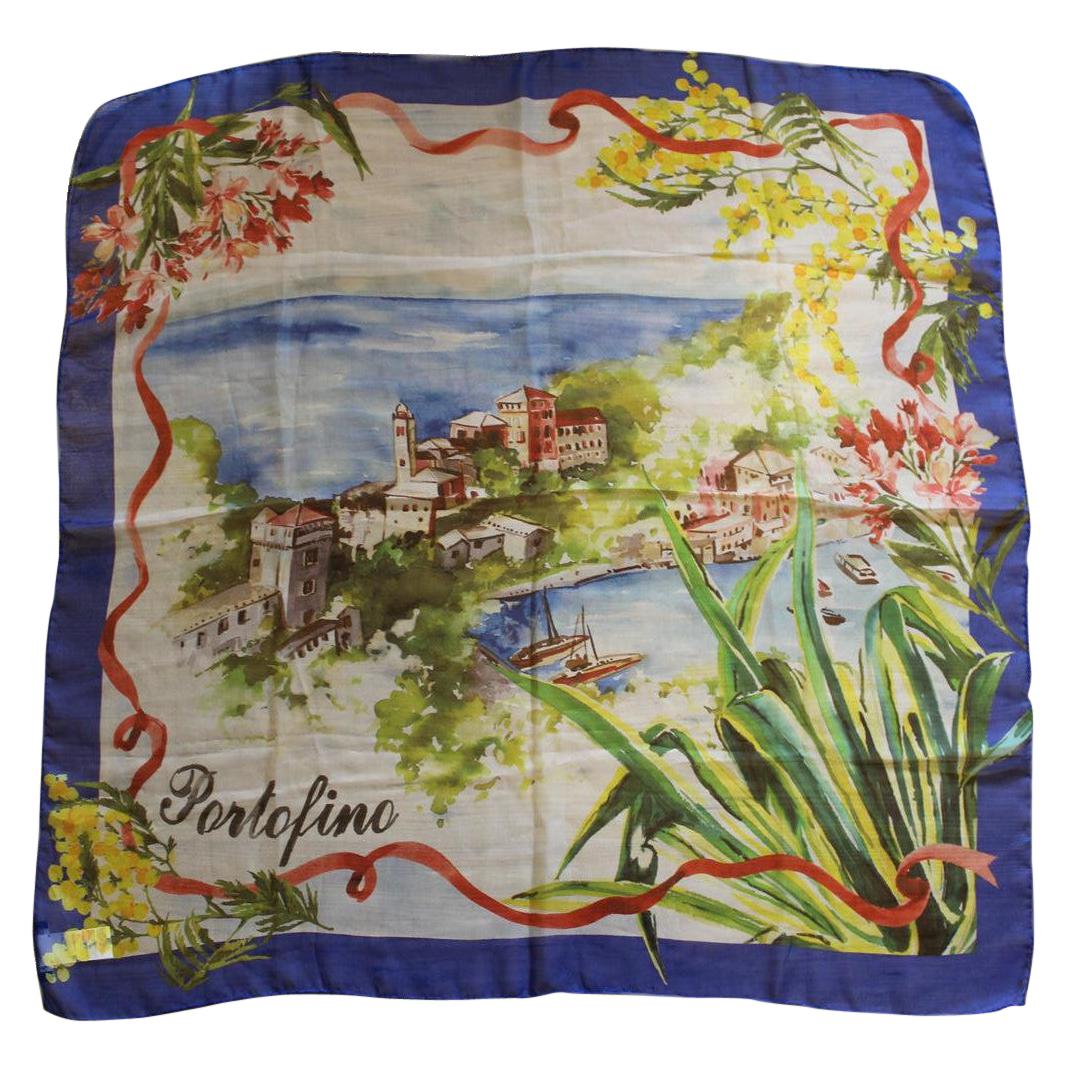 Dolce&Gabbana Portofino Silk Scarf