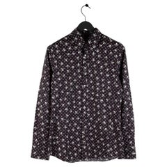 Dolce&Gabbana Skulls Print Men Shirt Size 15.75/40, (Medium), S436