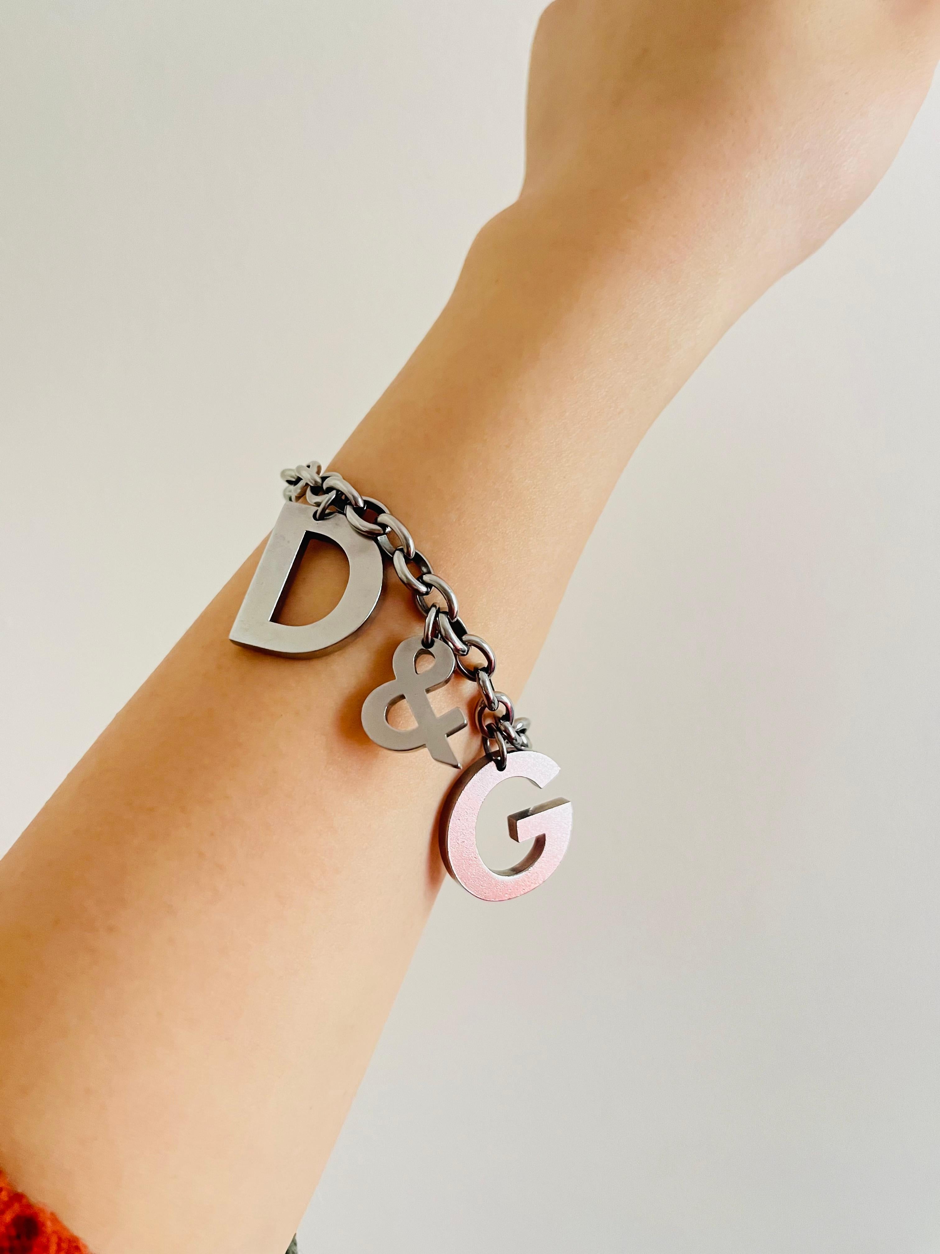 d&g silver bracelet