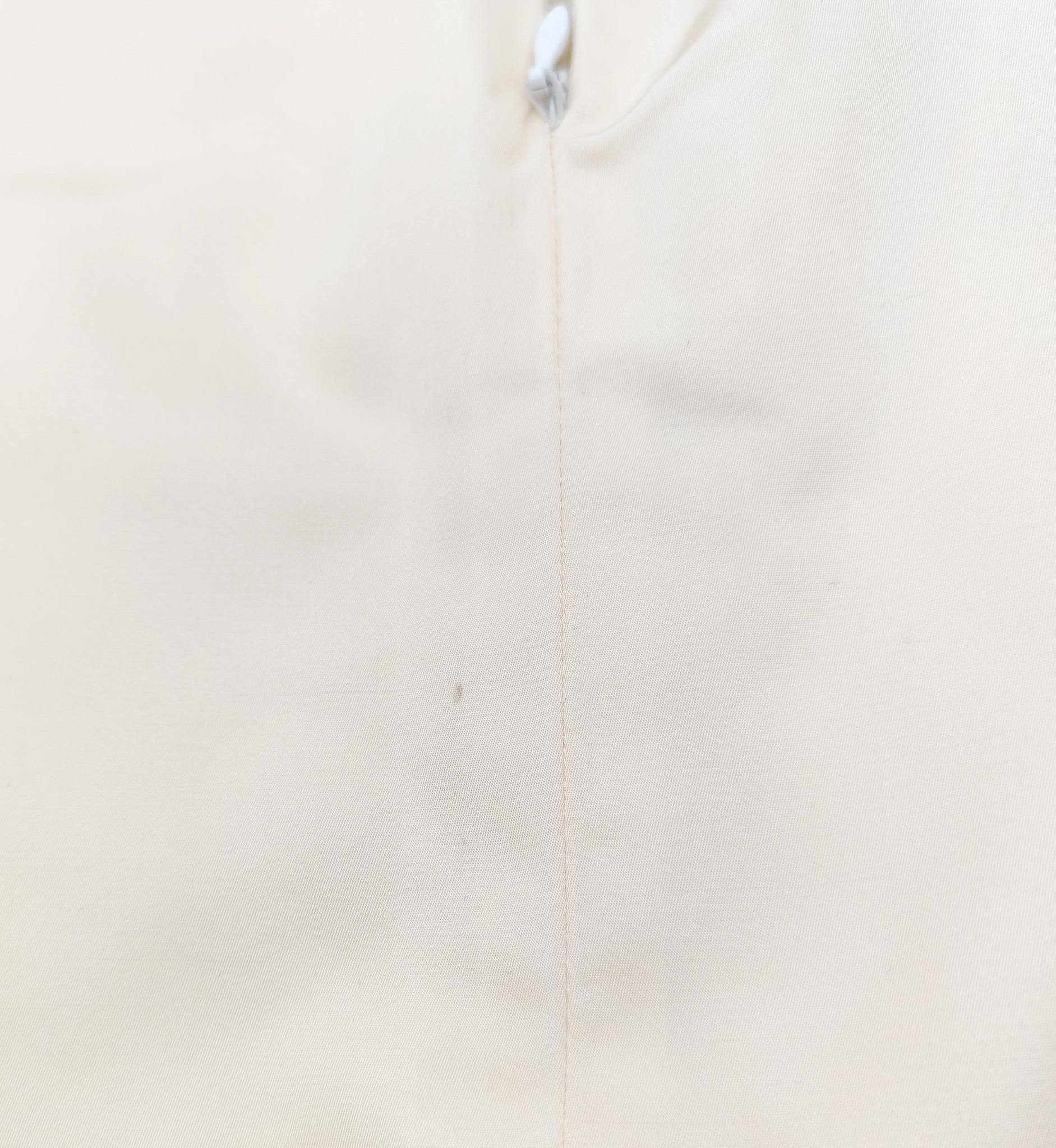 Dolce&Gabbana white silk mini skirt NWT For Sale 4