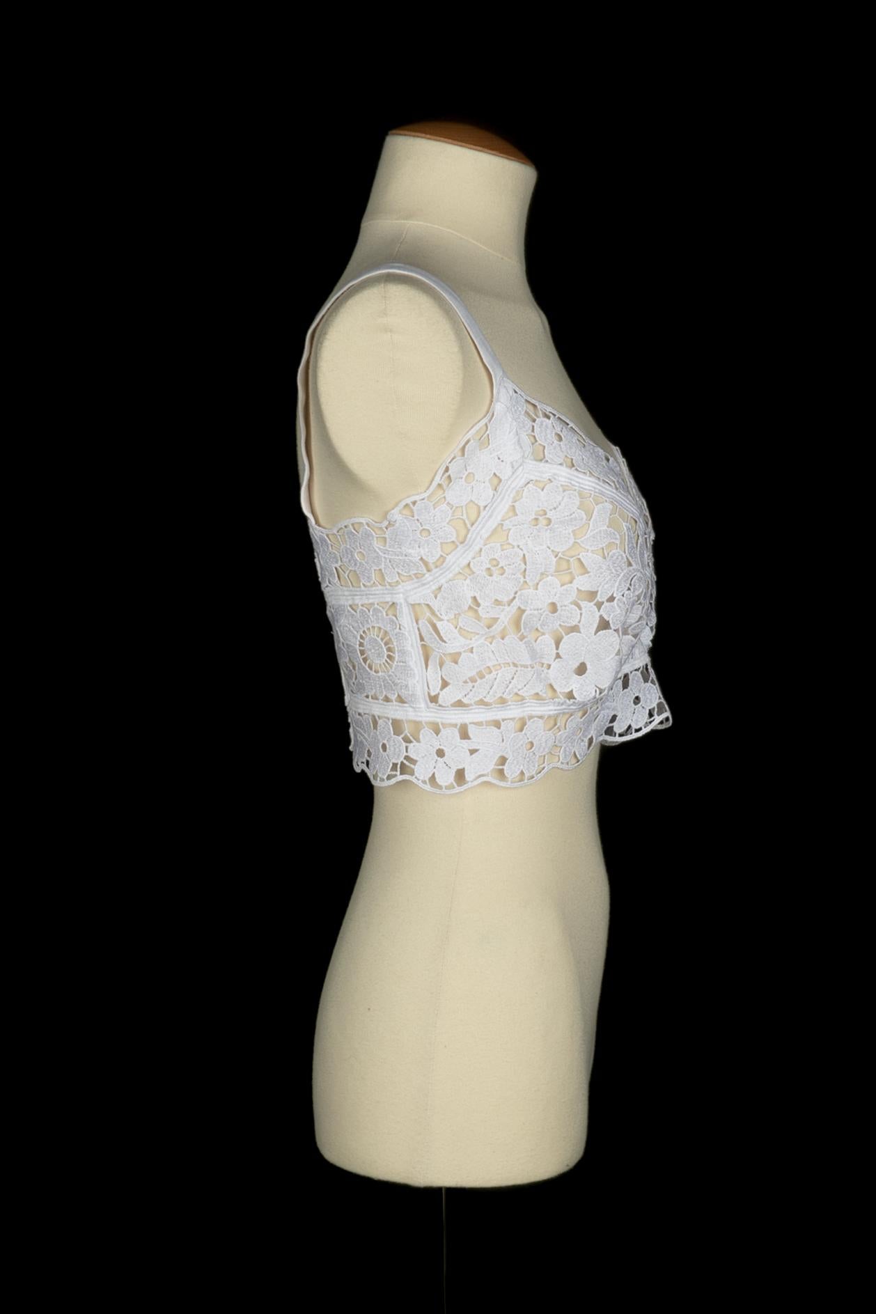 Bianco Dolce & Gabbana top bianco in vendita