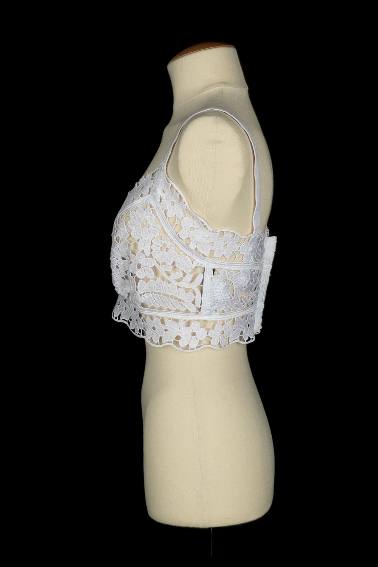 Dolce & Gabbana top bianco in vendita 1