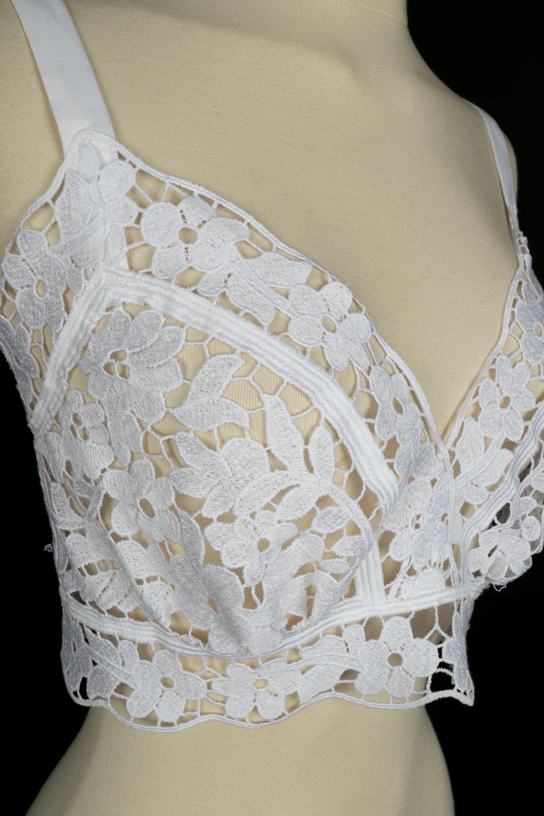 Dolce & Gabbana top bianco in vendita 2