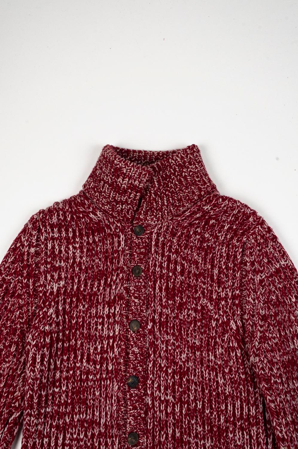 Item for sale is 100% genuine Dolce&Gabbana Heavy Cardigan, S403
Color: Red/White
(An actual color may a bit vary due to individual computer screen interpretation)
Material: 100% wool
Tag size: 50IT runs Large
This sweater is great quality item.