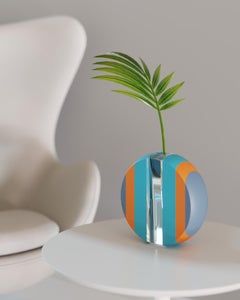 Dolci Striped Vase