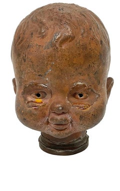 Doll head mold from the mid-20th century