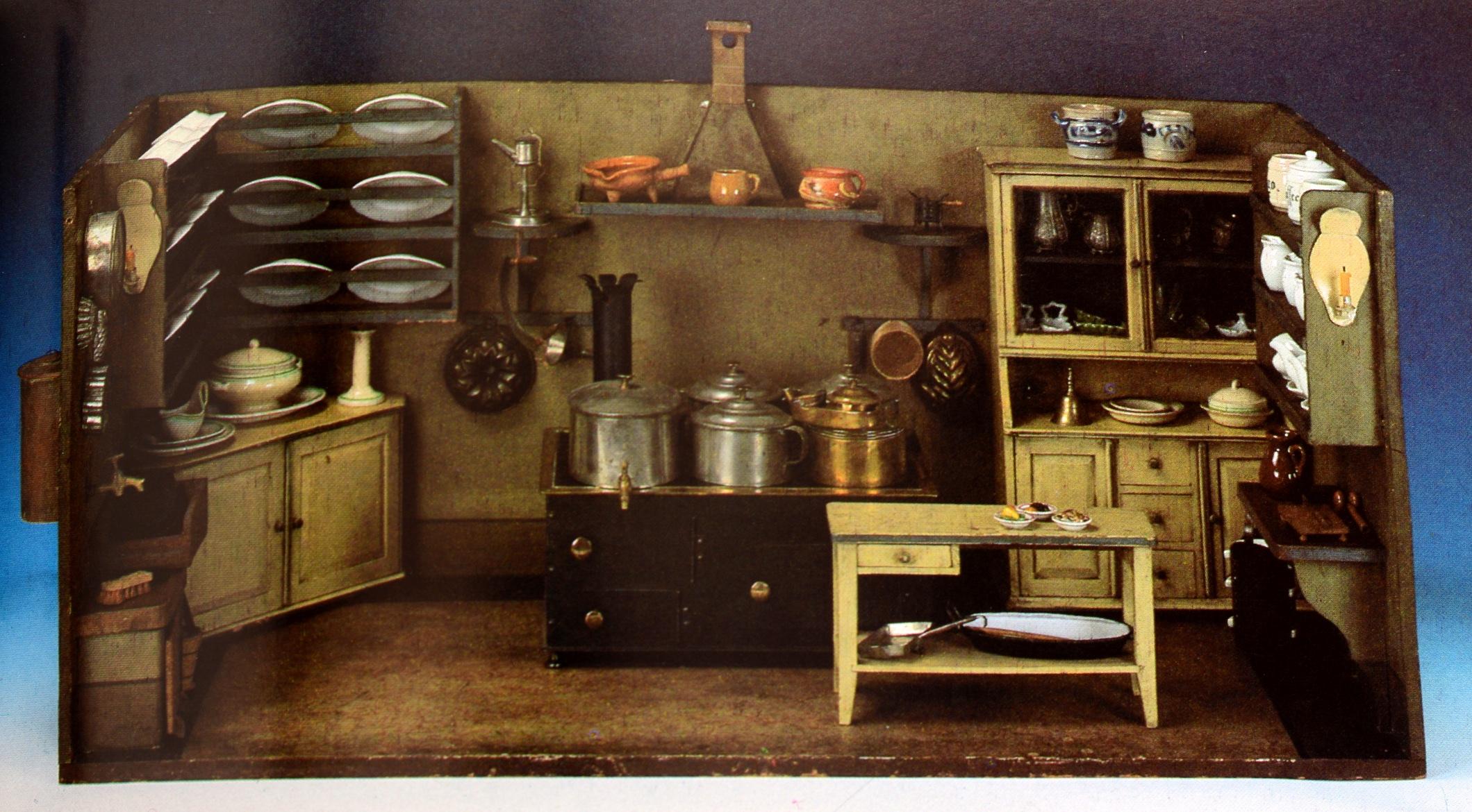 Late 20th Century Doll Kitchens, 1800-1980 by Eva Stille, First Edition For Sale