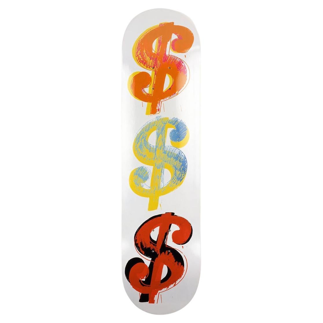 Dollar Sign '9' Solo Skateboard Deck After Andy Warhol For Sale