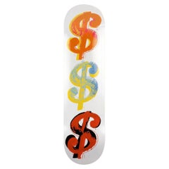 Dollar Sign '9' Solo Skateboard Deck After Andy Warhol