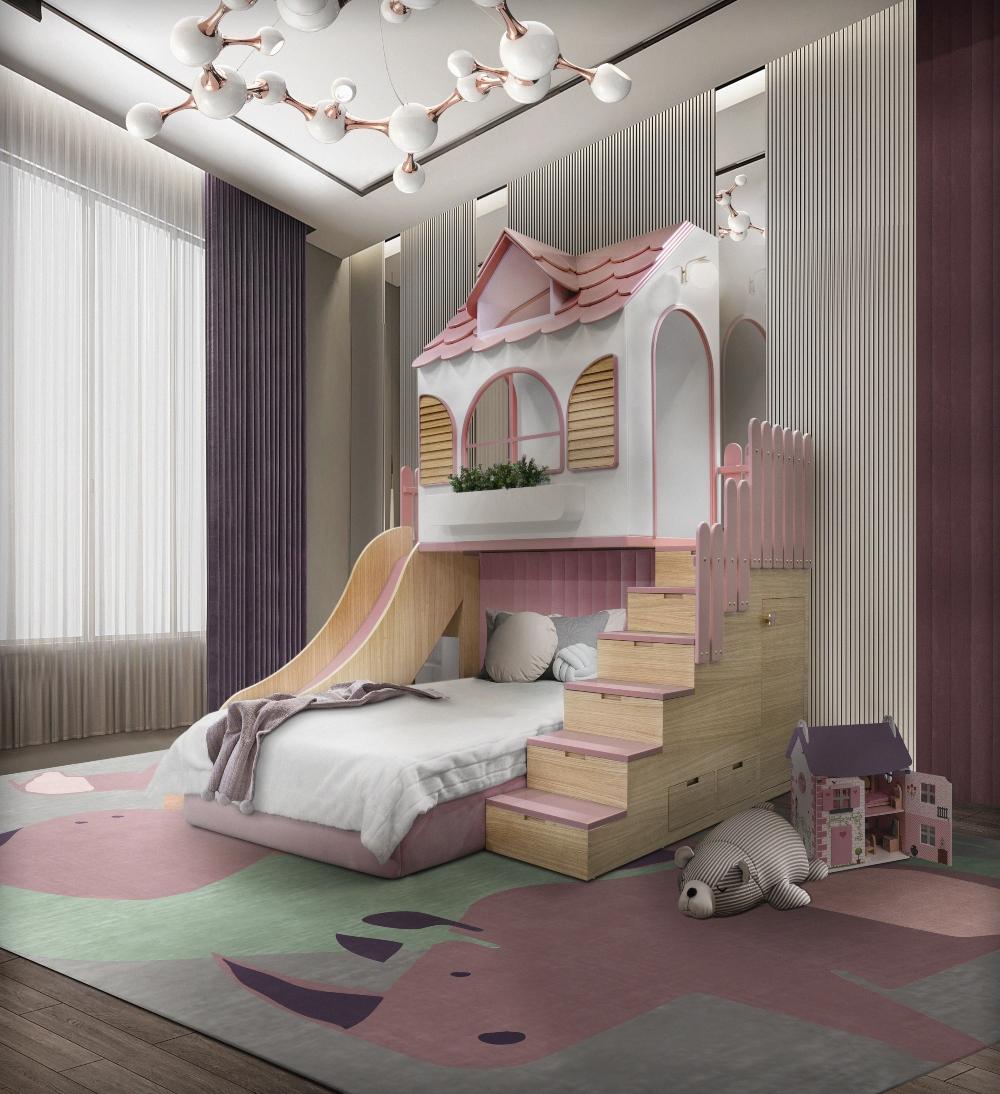 Modern Dolly Playhouse Bed by Circu Magical Furniture In New Condition For Sale In New York, NY