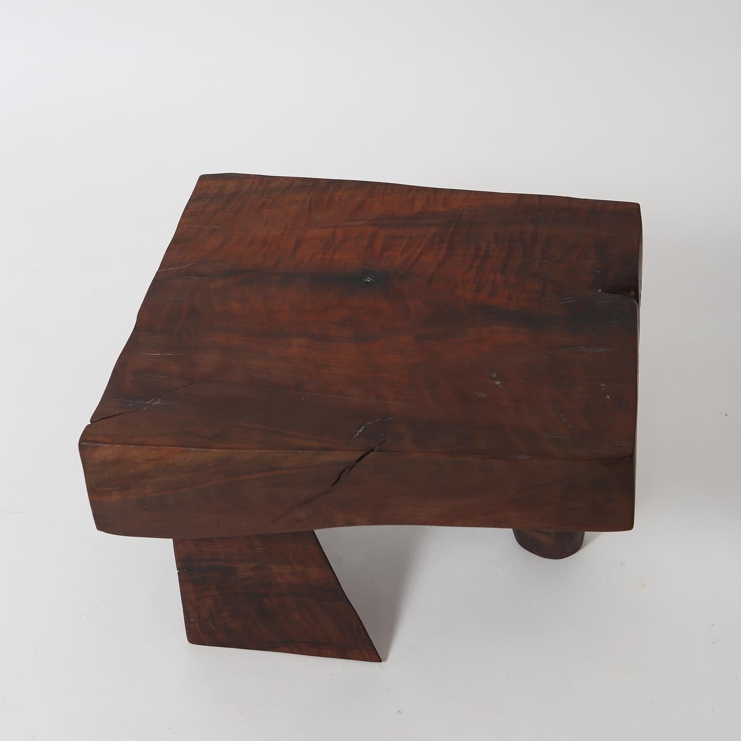 An earlier piece by artist Vince Skelly hand carved from a solid piece of black walnut. In the tradition of Leroy Setziol or J.B Blunk, Skelly’s work has become quite difficult to acquire. Work completed 2019, Portland, OR.