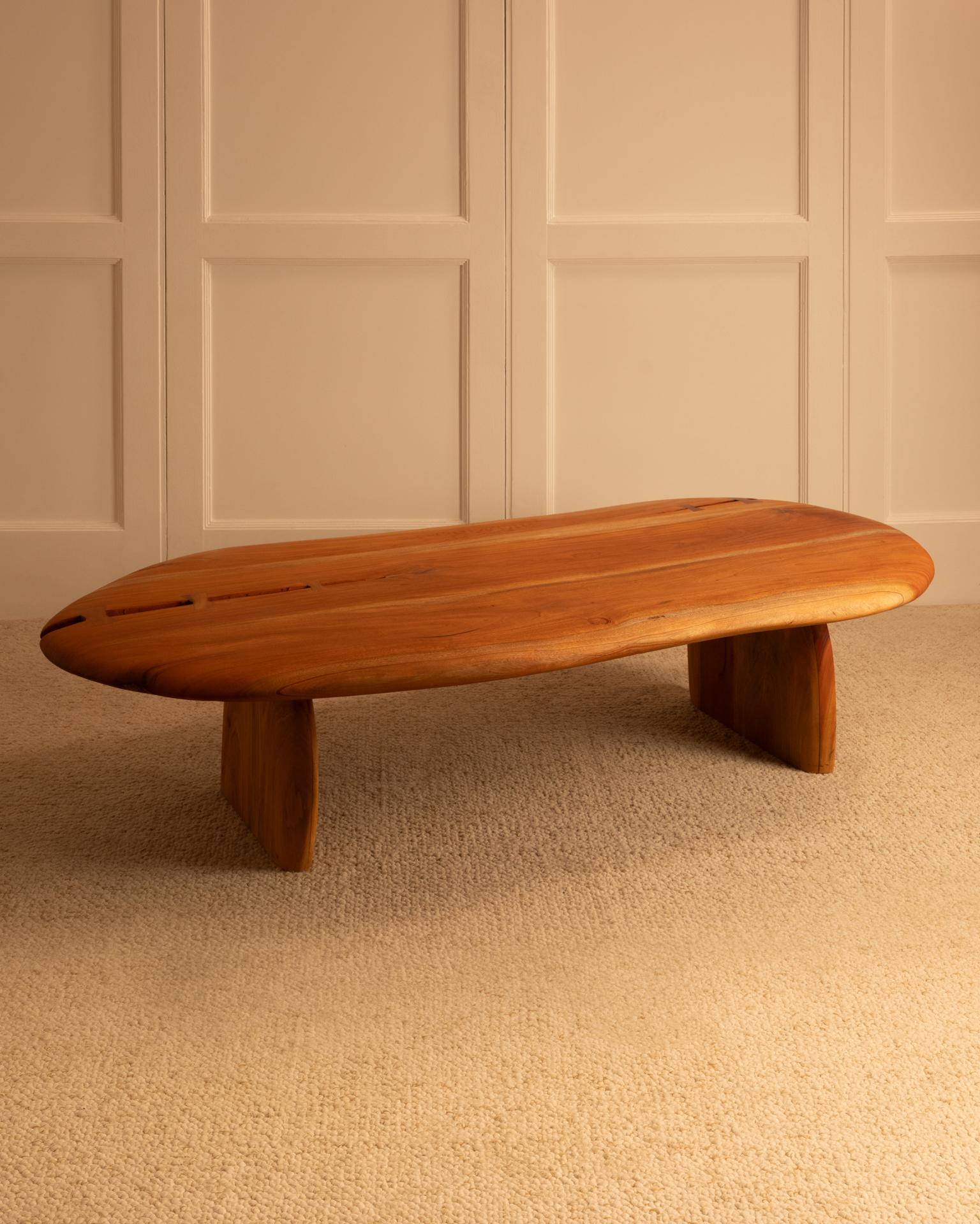 Brutalist Dolmen coffee table - creation For Sale