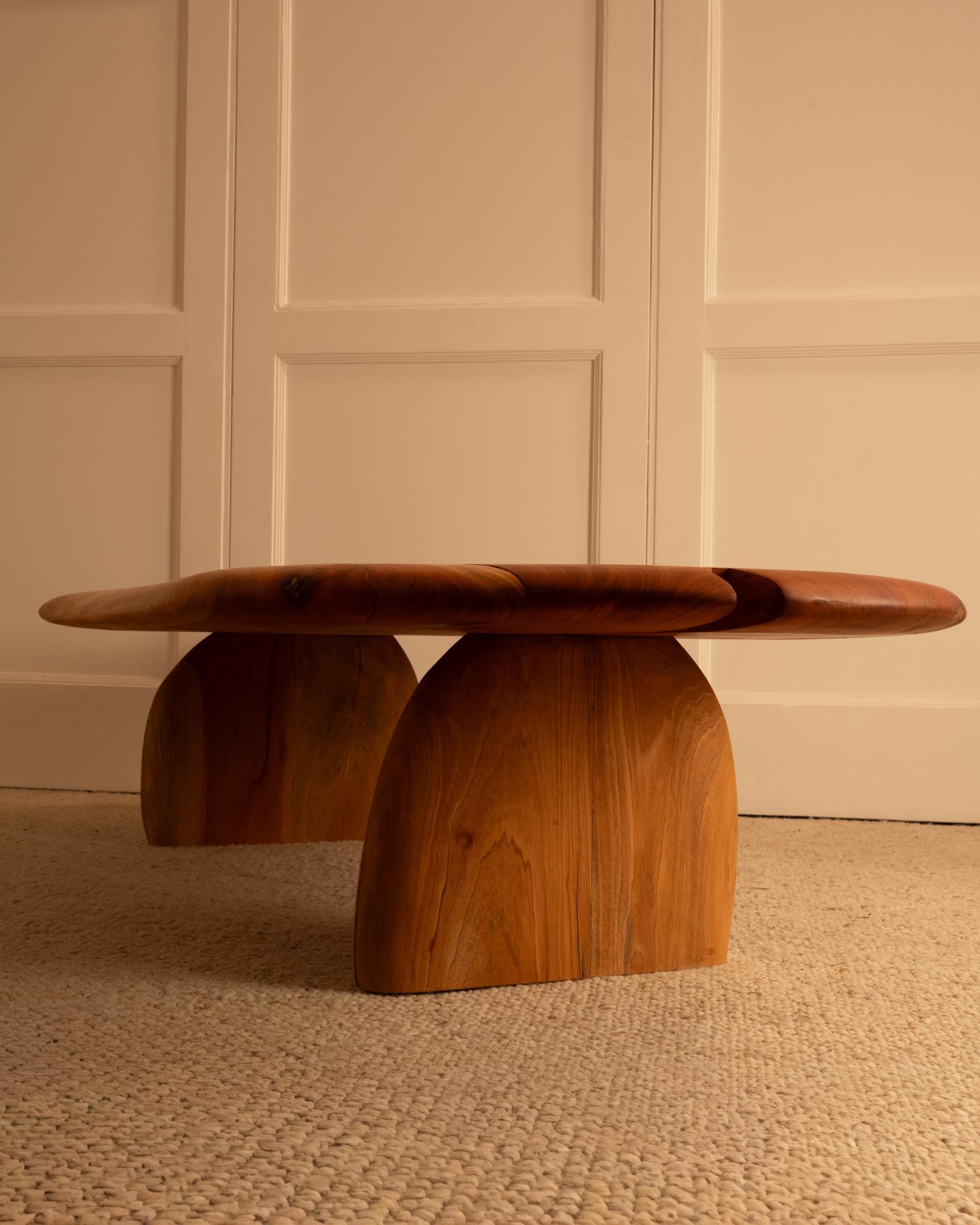 Contemporary Dolmen coffee table - creation For Sale
