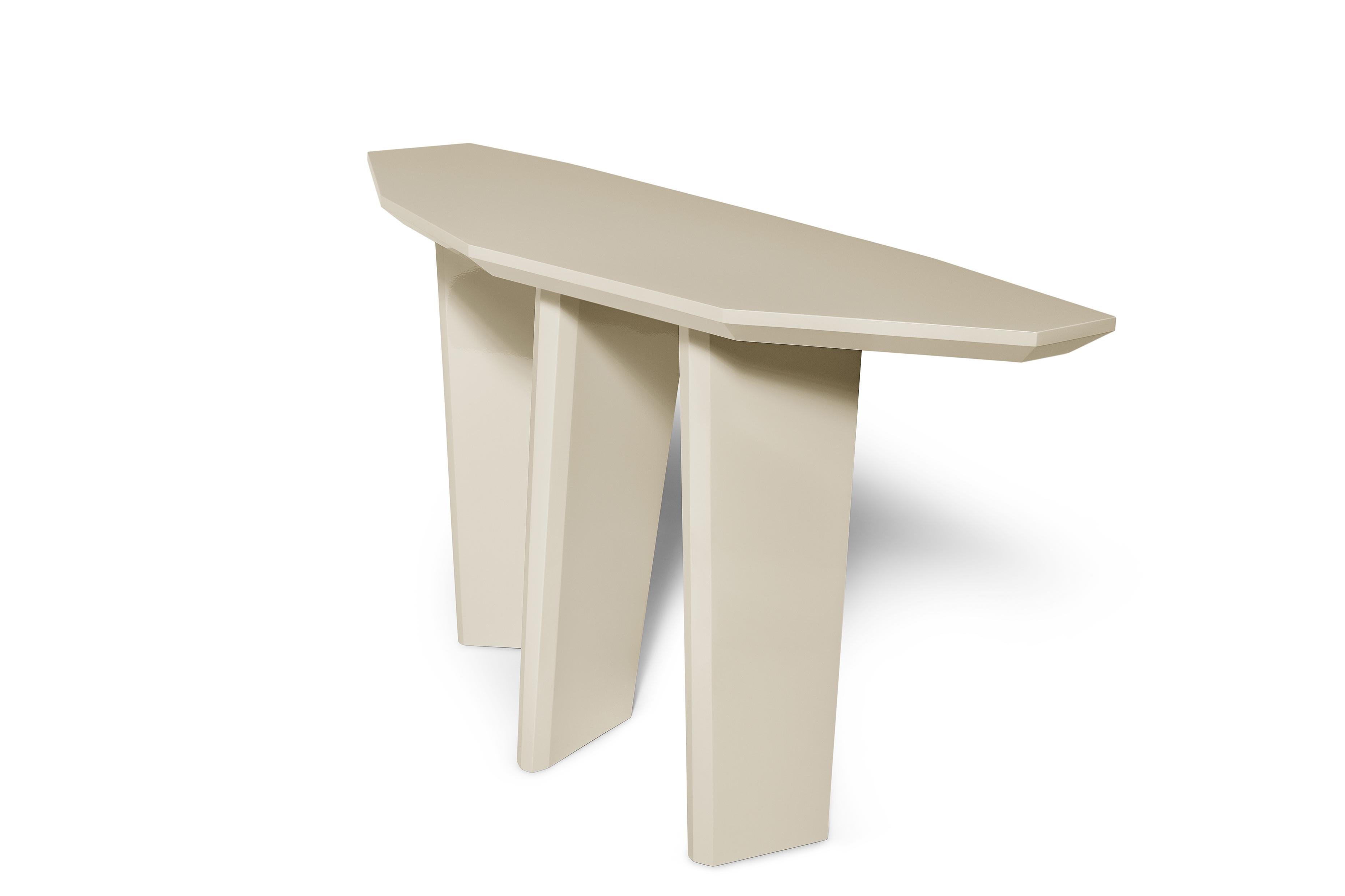 Post-Modern Dolmen Console by Ginger & Jagger For Sale