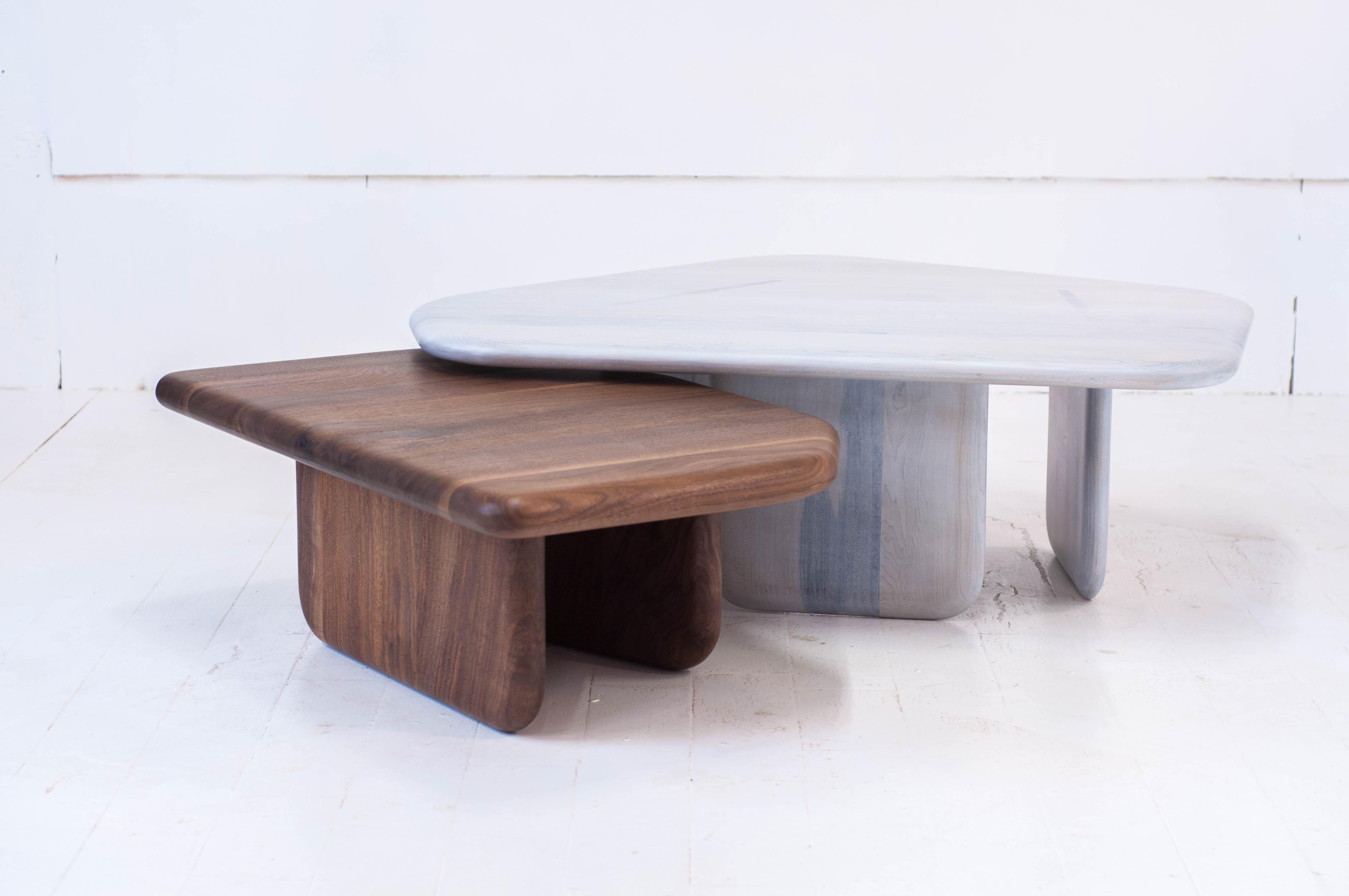 Dolmen Low Table in Stonewash Maple In New Condition In Vancouver, BC