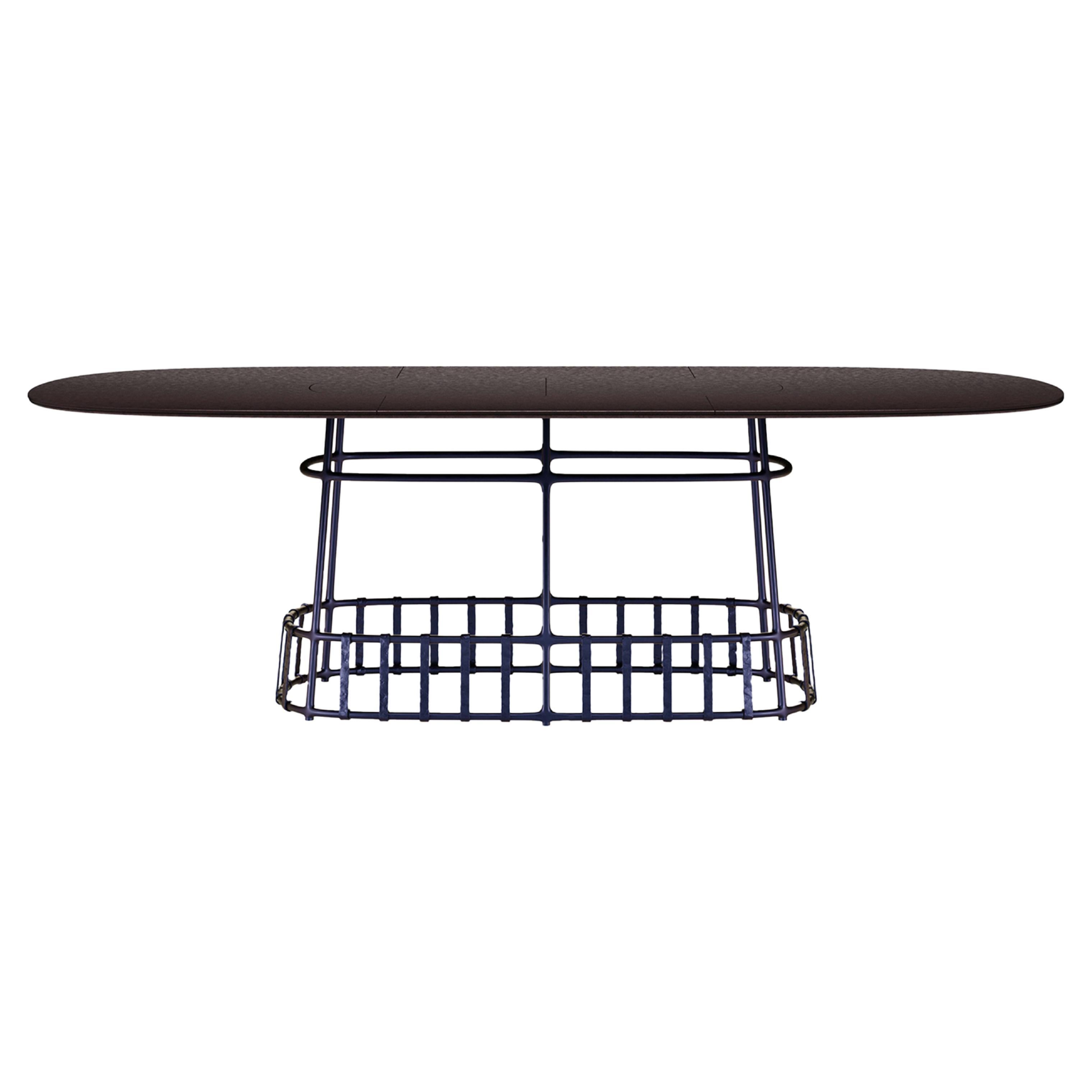 Dolmen Oval Dining Table by Margherita Rui For Sale