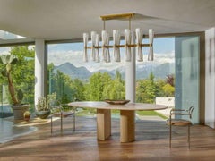 Dolmen Small Table in Green Alps marble by Giulio Cappellini for Cappellini