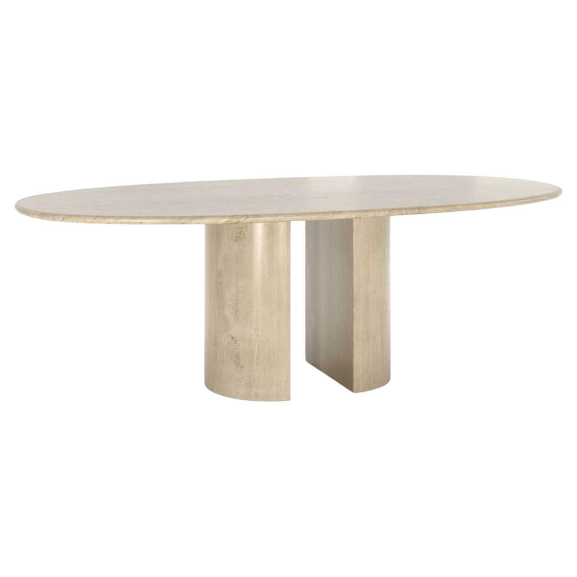 Dolmen Small Table in Travertine by Giulio Cappellini for Cappellini en vente