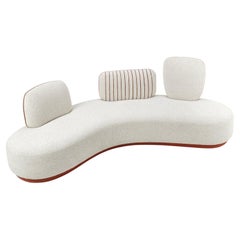 Dolmen-Sofa, MDF-Sofa, Lederdetails