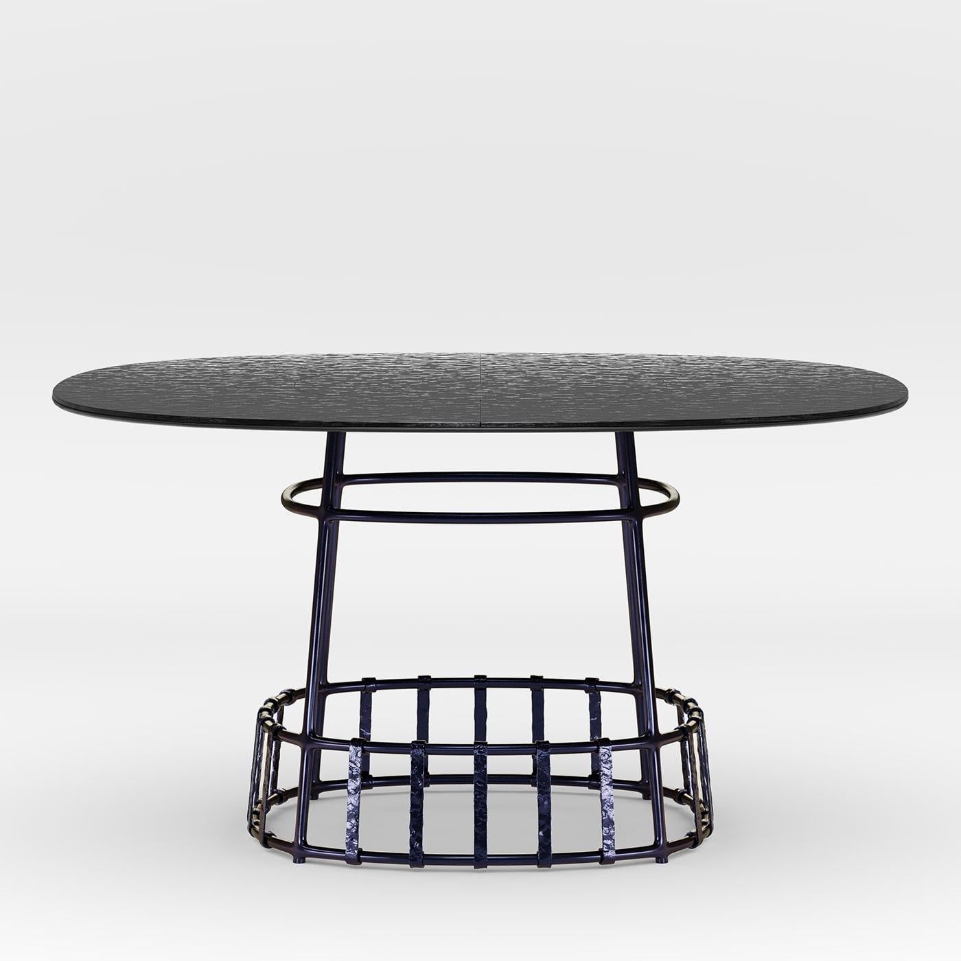 Italian Dolmen Square Dining Table by Margherita Rui For Sale