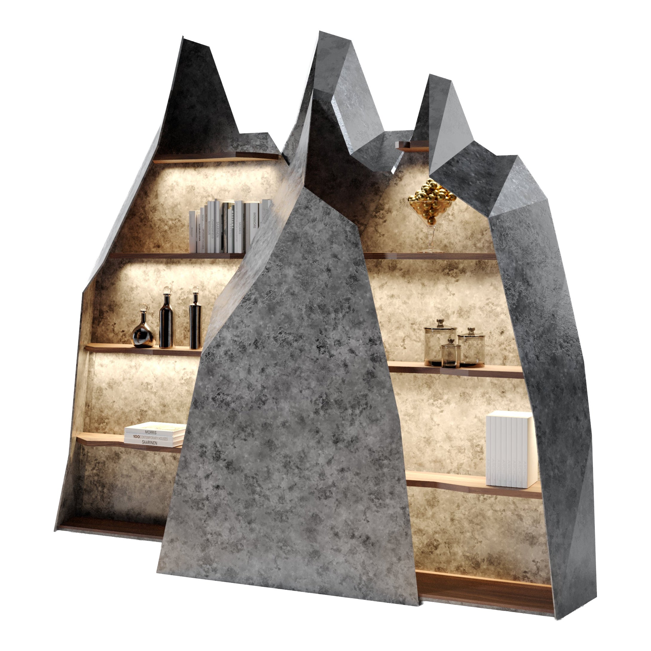 DOLOMITI, Architectural Versatile Cabinet, Handcrafted in Italy For Sale