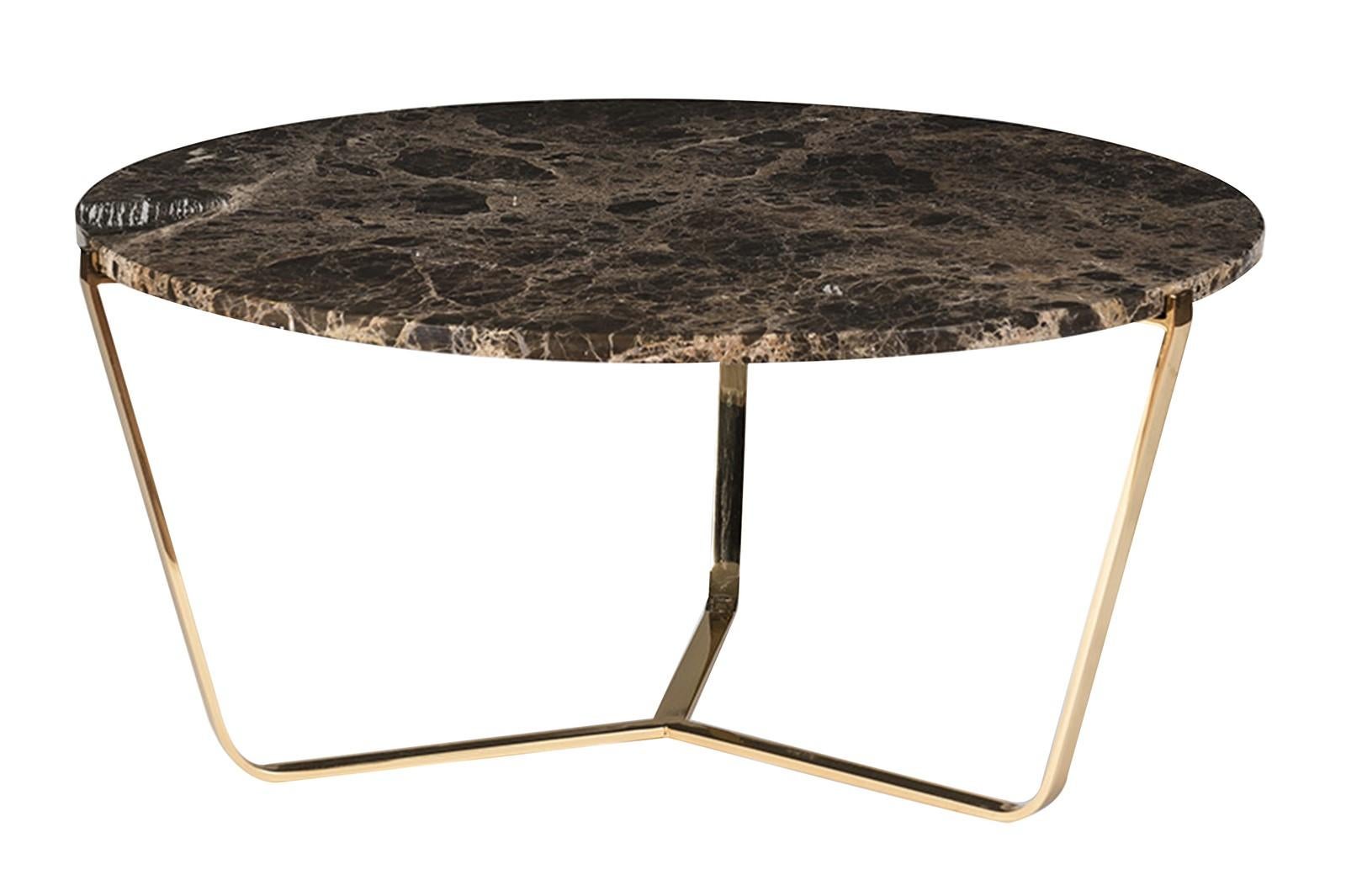 Dolomiti Emperador Marble Tall Coffee Table In New Condition In Milan, IT