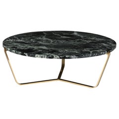 Dolomiti Green Alps Marble Low Coffee Table