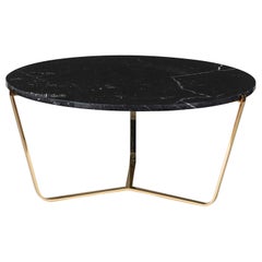 Dolomiti Marquina Marble Tall Coffee Table