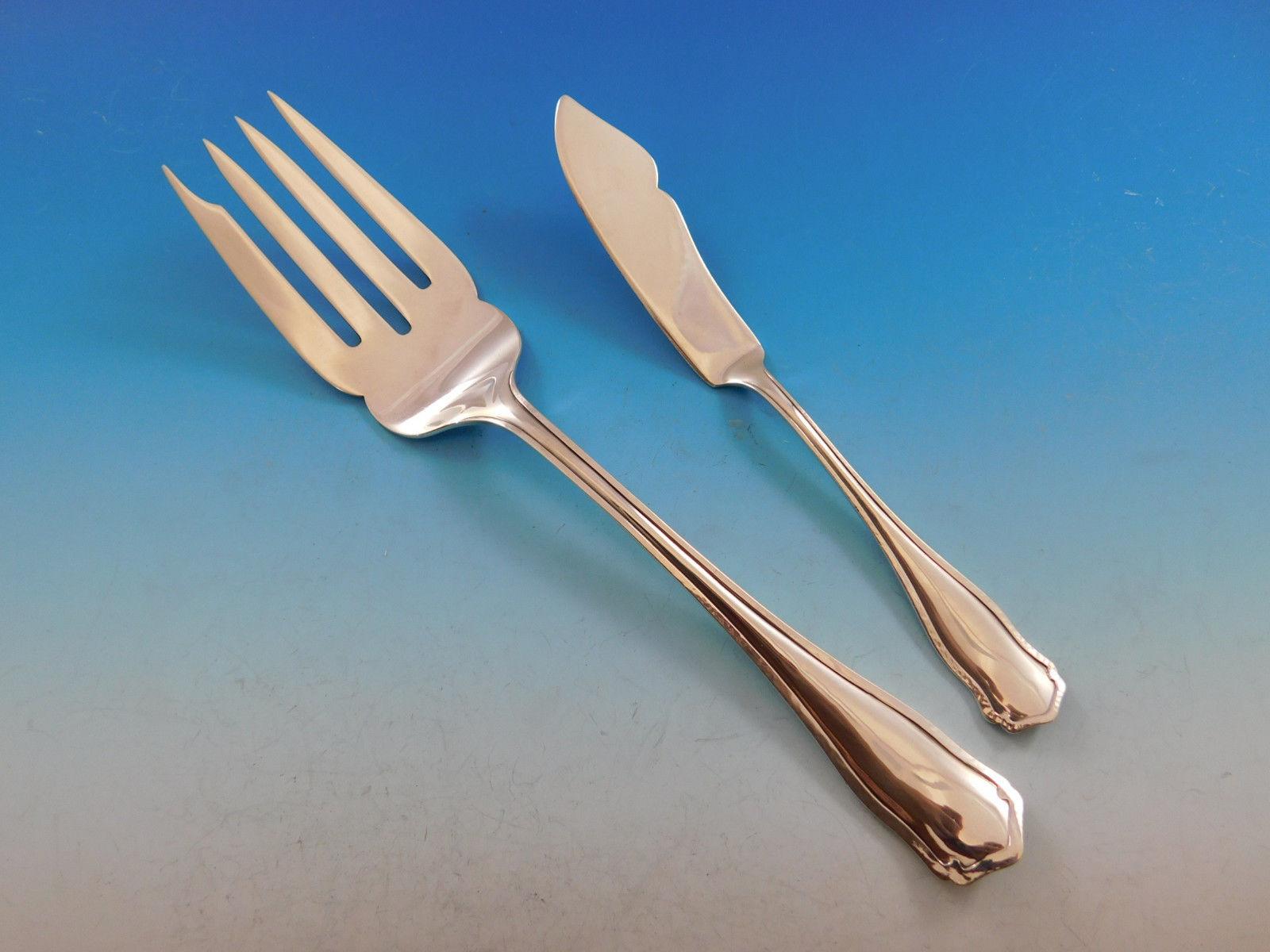 Dolores by Shreve Sterling Silver Flatware Set for 12 Service 77 Pieces Dinner 3