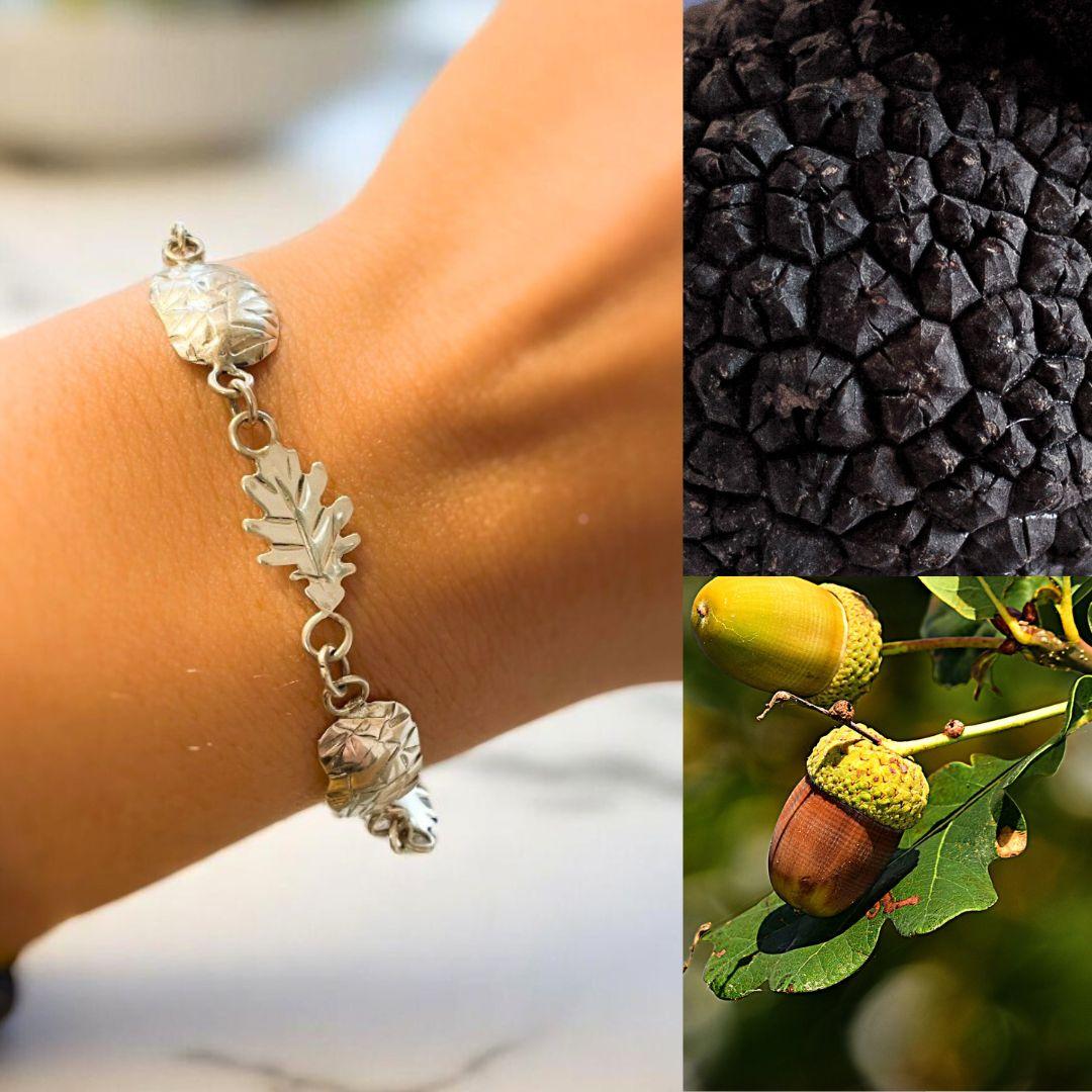 Women's Dolores Ortega 'Symbiosis Truffles Collection' Bracelet in 925 Sterling Silver For Sale