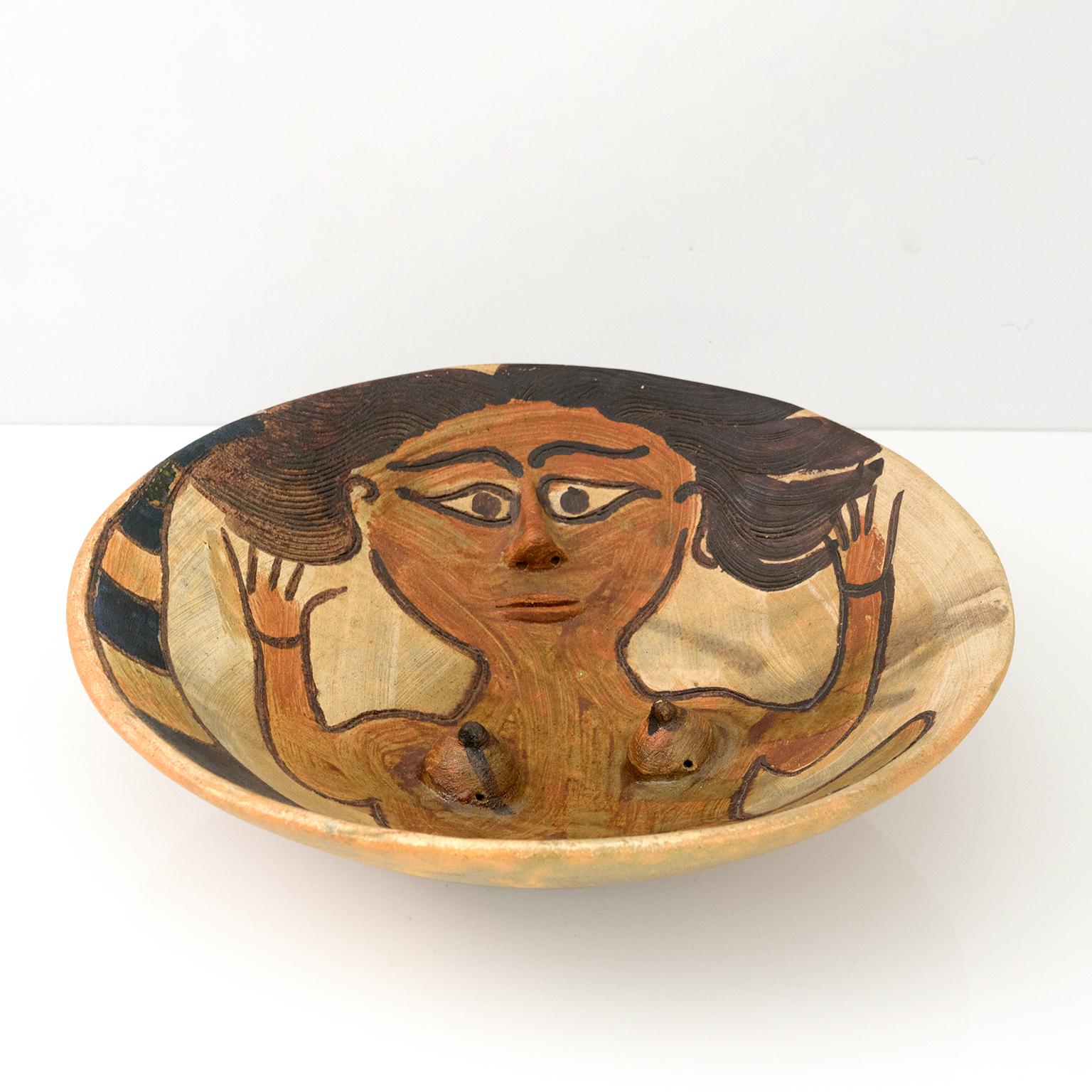 Ceramic Dolores Porras, Mermaid Bowls, Santa Maria Atzompa, Oaxaca, Mexico, '2 Pieces'