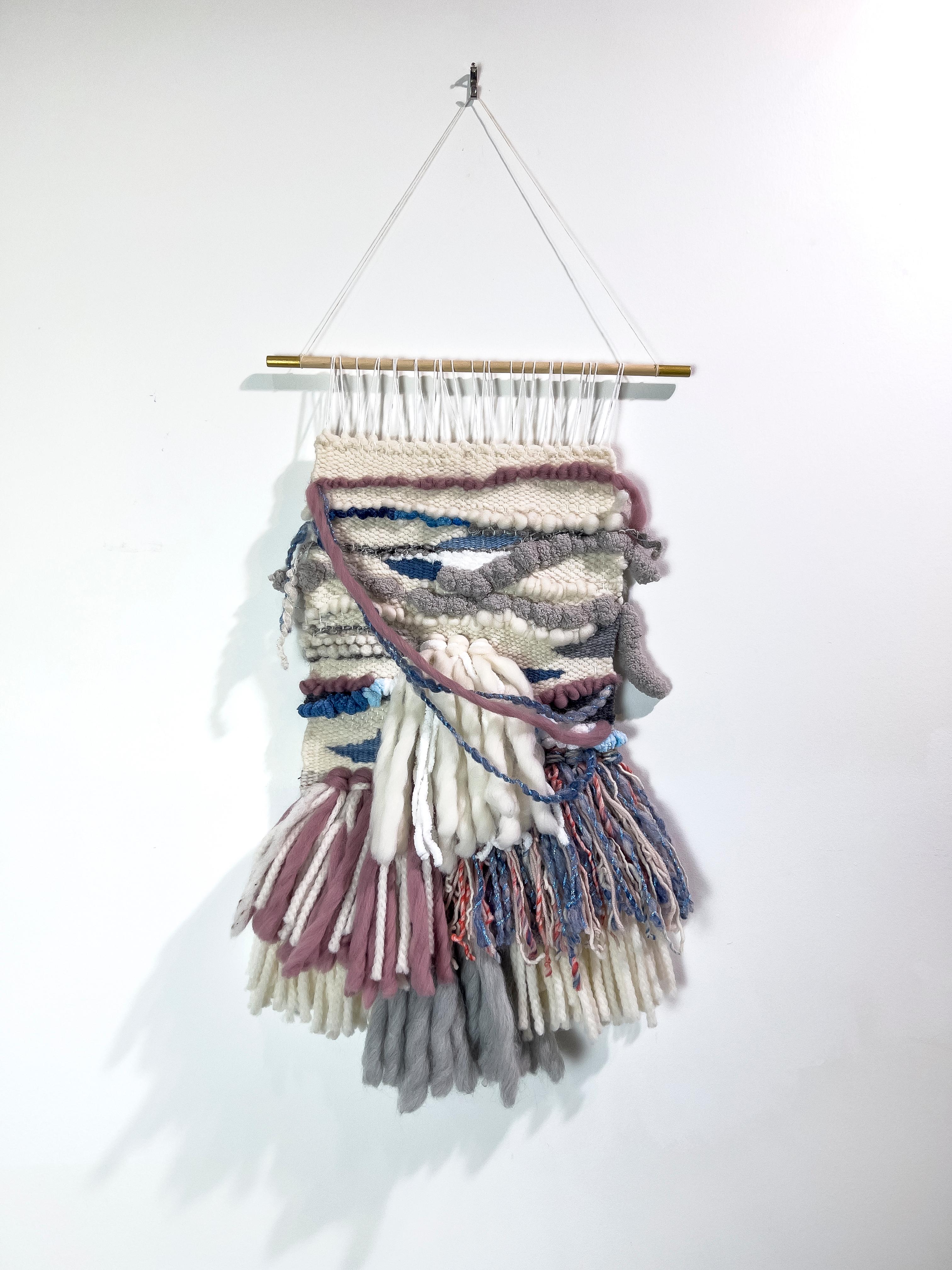  Summer Solstice , tissage de fibres contemporain - Art de Dolores Tema