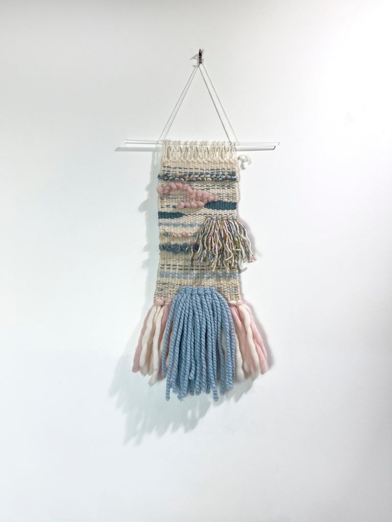 Dolores Tema "Sweet Pea," Contemporary Fiber Weaving For Sale at 1stDibs