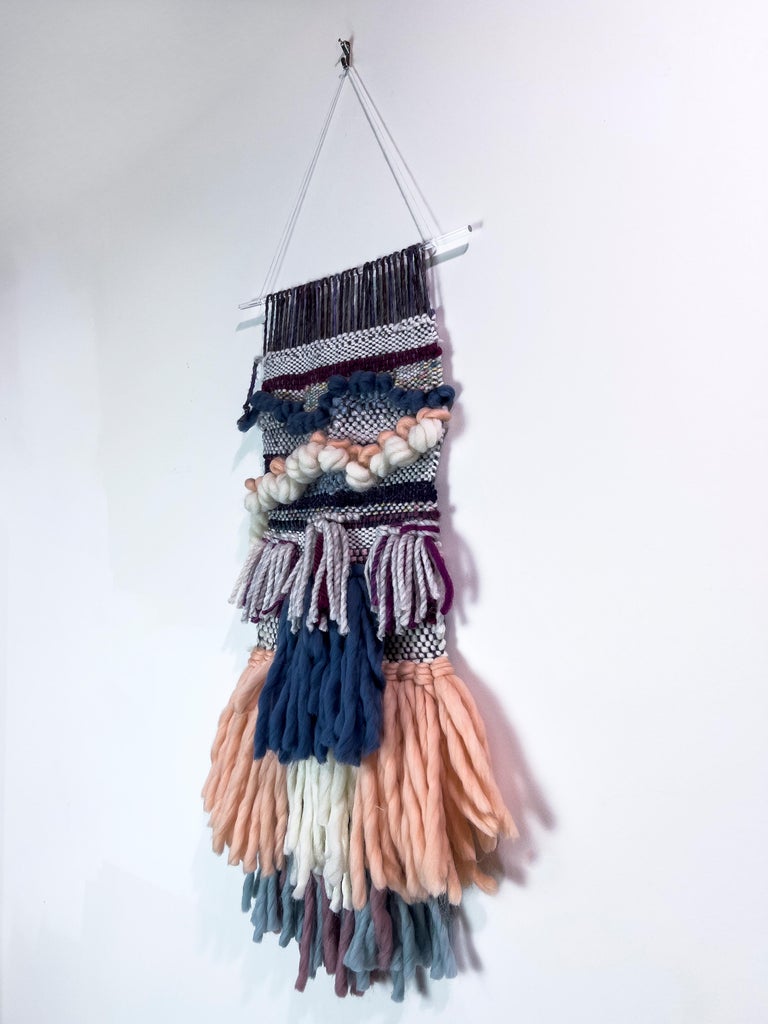 Photo inspiration: Woven Fiber Art Piece Reference: Dolores Tema Three Witches Contemporary Fiber Weaving For Sale At