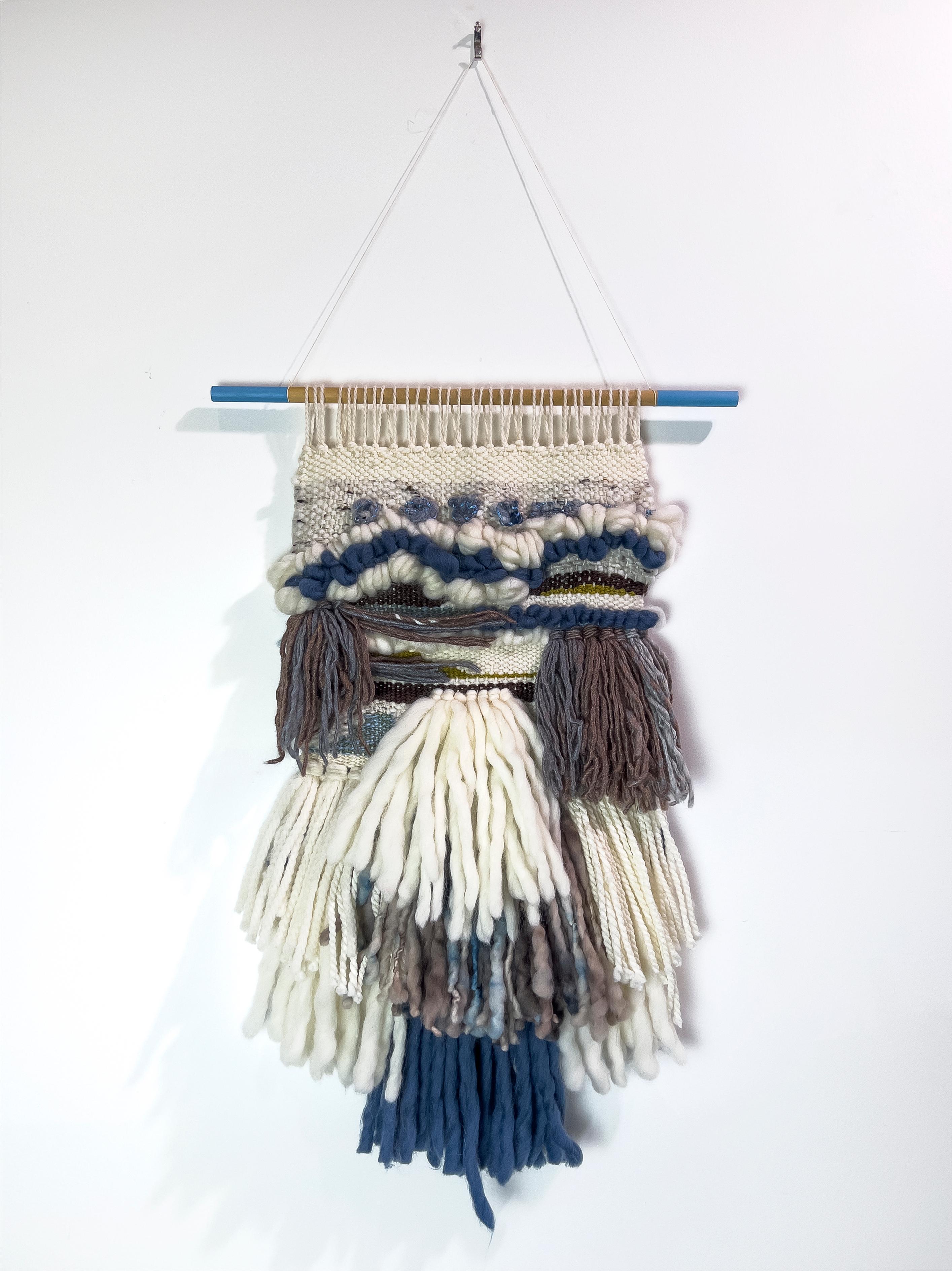 "Winter Solstice, " Contemporary Fiber Weaving - Art by Dolores Tema