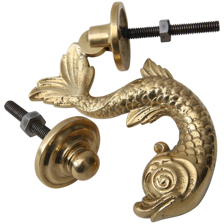 DolphinForm Brass Door Knocker For Sale at 1stDibs maltese door